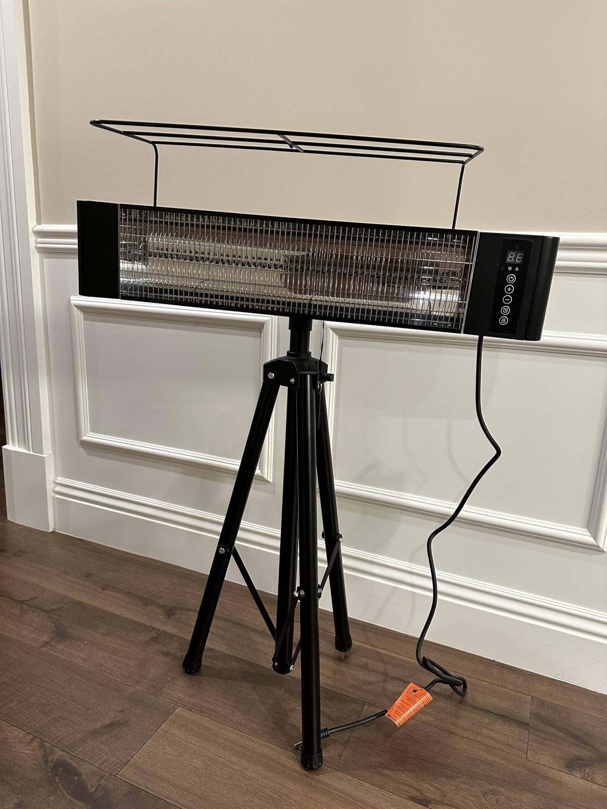 VAGKRI Outdoor Heaters, Electric Infrared Patio Heater with Remote and 12H Timer, IP65 Waterproof, 3 Heat Levels, Wall Mount or Tripod Stand for Home, Office, Patio, Garage customer photo 2