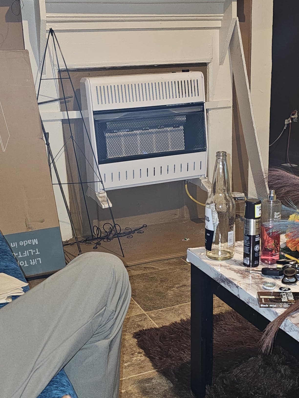 ProCom Heating Natural Gas Ventless Infrared Plaque Heater With Base Feet - 30,000 BTU, T-Stat Control - Model# MN300TPA-B customer photo 1