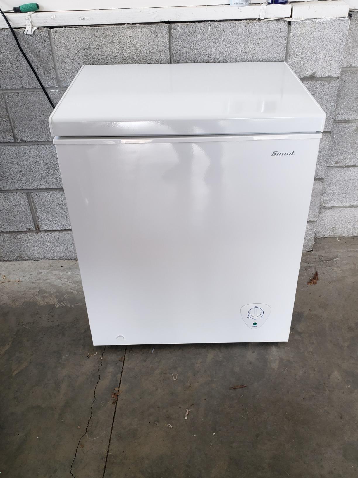 SMETA Chest Freezer 21 Cu. Ft, Large Capacity Deep Freezer with 2 Removable Baskets, Energy Efficient, Freestanding, 65'' Wide, Perfect for Home, Garage, Kitchen, Meat, Basement, Quick Freezing customer photo 1