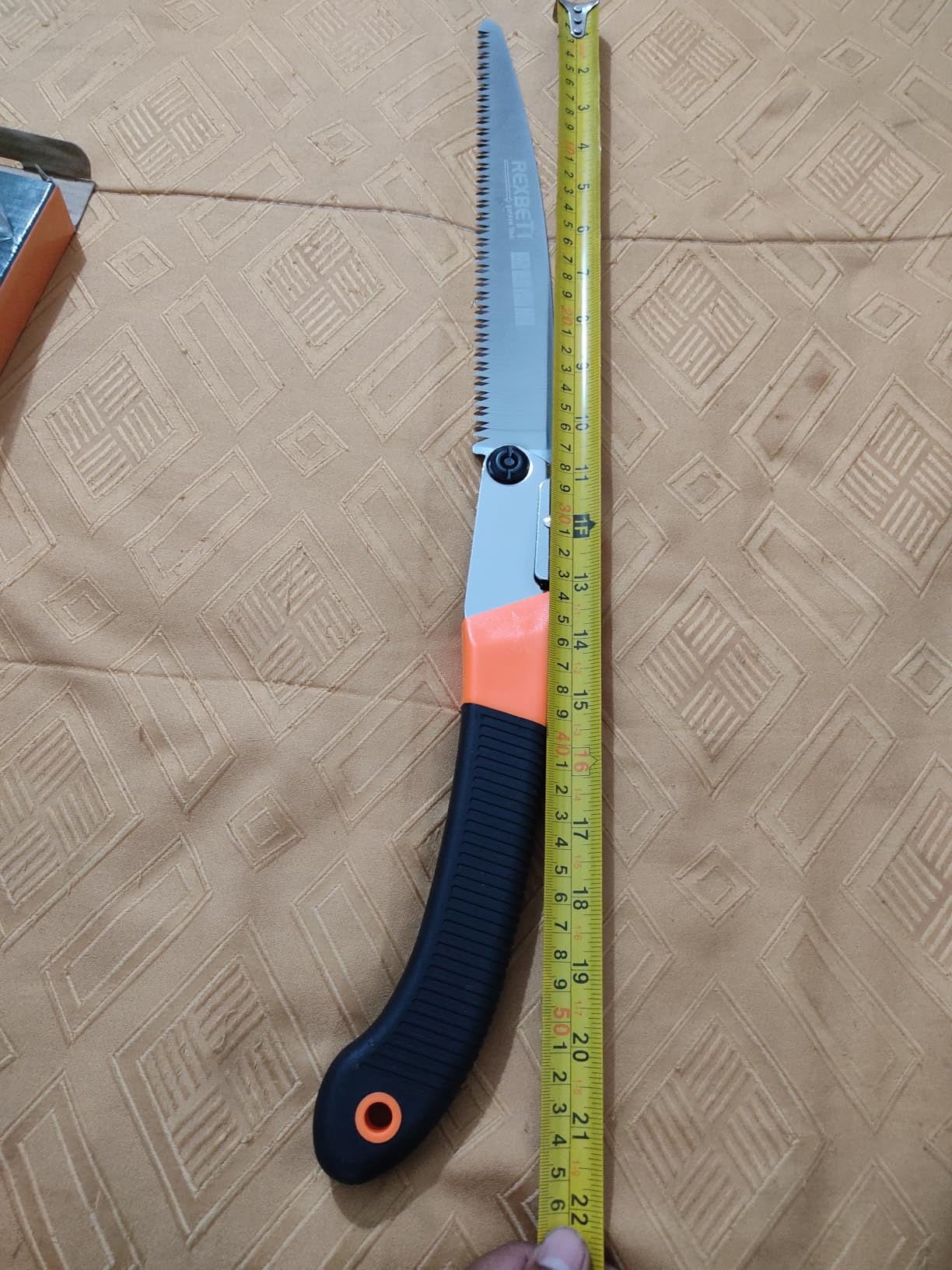 REXBETI 14-Inch Folding Pruning Saw, Extra Long Hand Saw for Tree Trimming customer photo 2