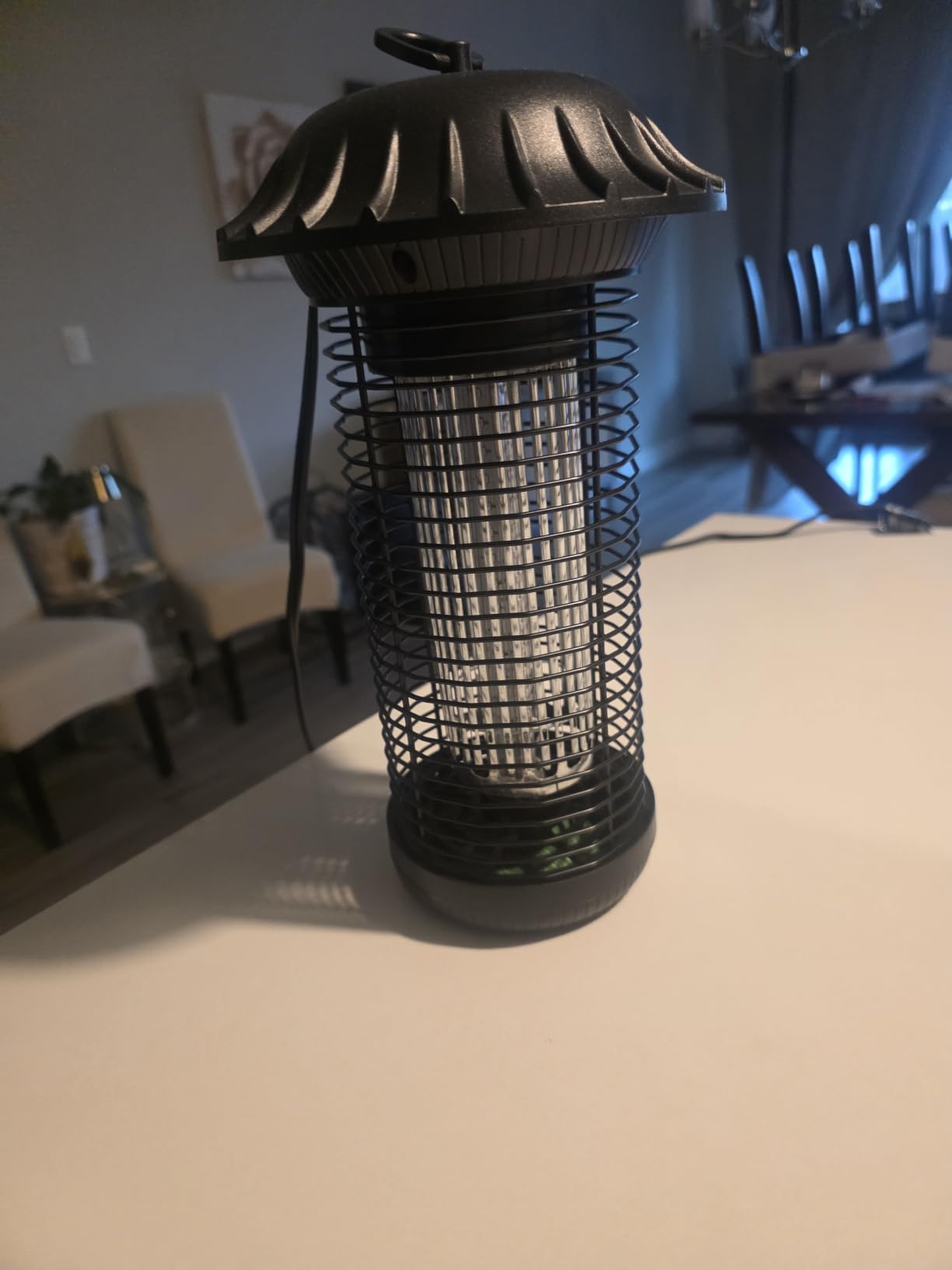 Buzbug LED Bug Zapper Indoor Outdoor, Up to 50000 Hrs Lifespan Lamp, Energy Saving & Dual Band Attraction, 5.6 ft Power Cord, High Voltage Mosquito Fly Zapper Trap Killer -MO008C customer photo 1