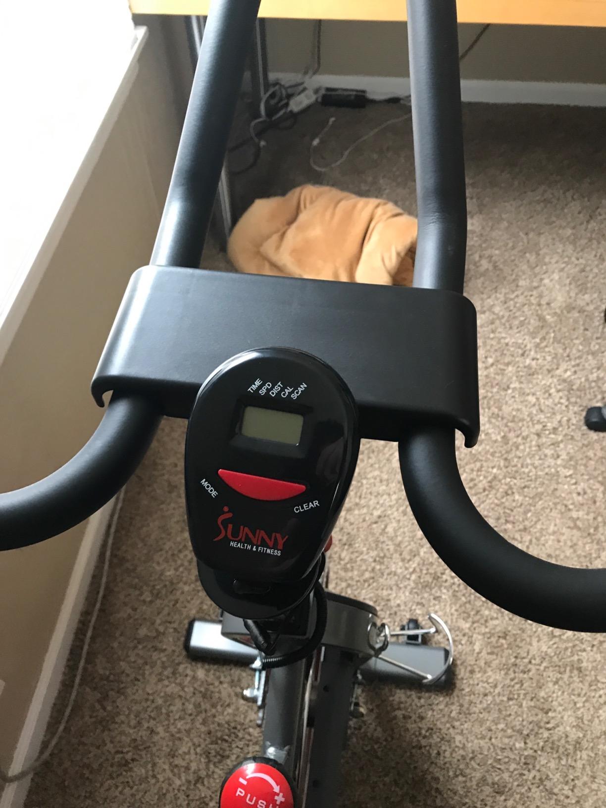 Sunny Health & Fitness Smart Motorized 2-in-1 Pedal Exerciser, Indoor Compact Under-Desk Mini Bike for Low-Impact Cardio Workout and Physical Therapy, Free SunnyFit Training App Connection customer photo 1