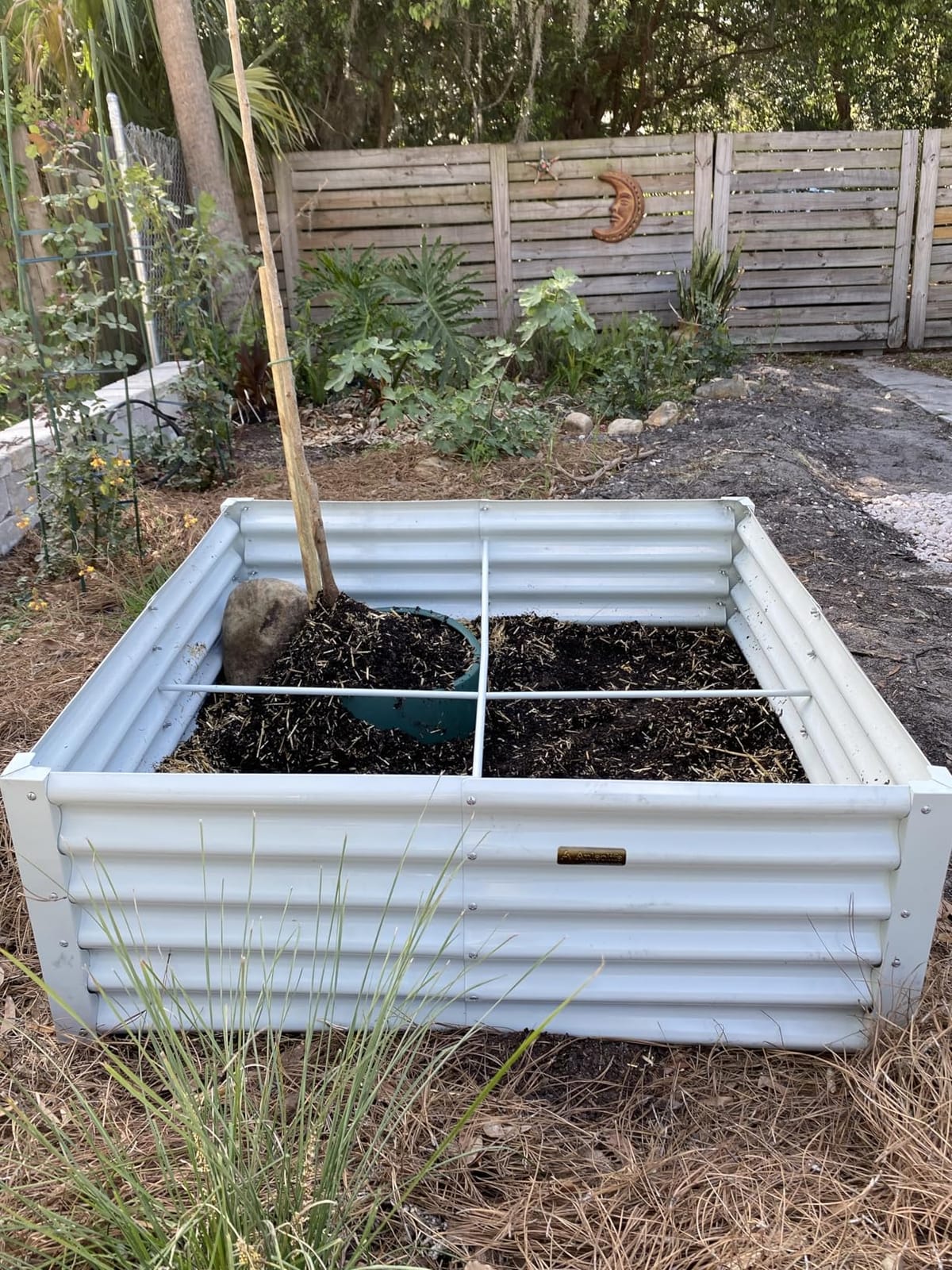 Anleolife 8x4x2ft Oval Deep Root Galvanized Raised Garden Bed, Quartz Grey customer photo 2