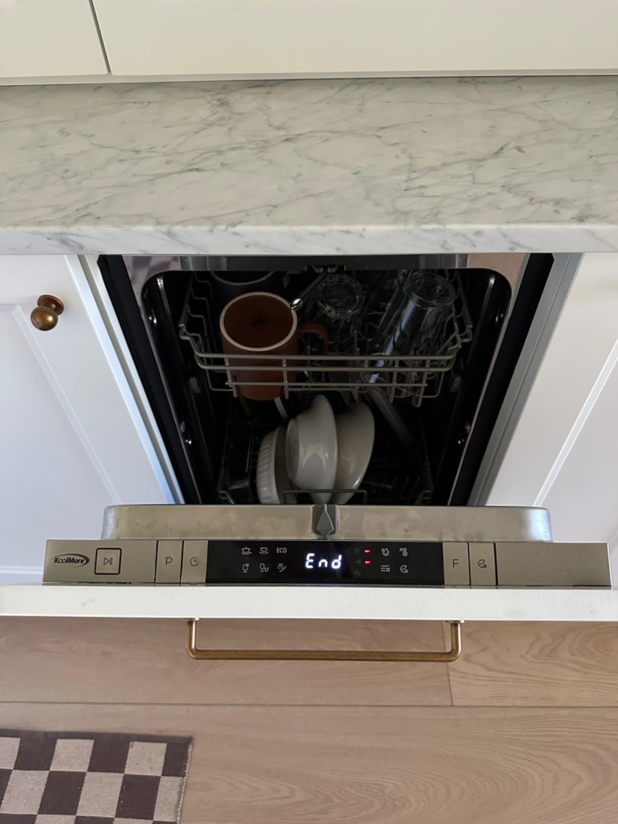 KoolMore 18 in. ADA Panel Ready with 8 Place Settings 52 DB Dishwasher in Stainless-Steel, UL and Energy Star Certified (KM-DW1852-PR) customer photo 2