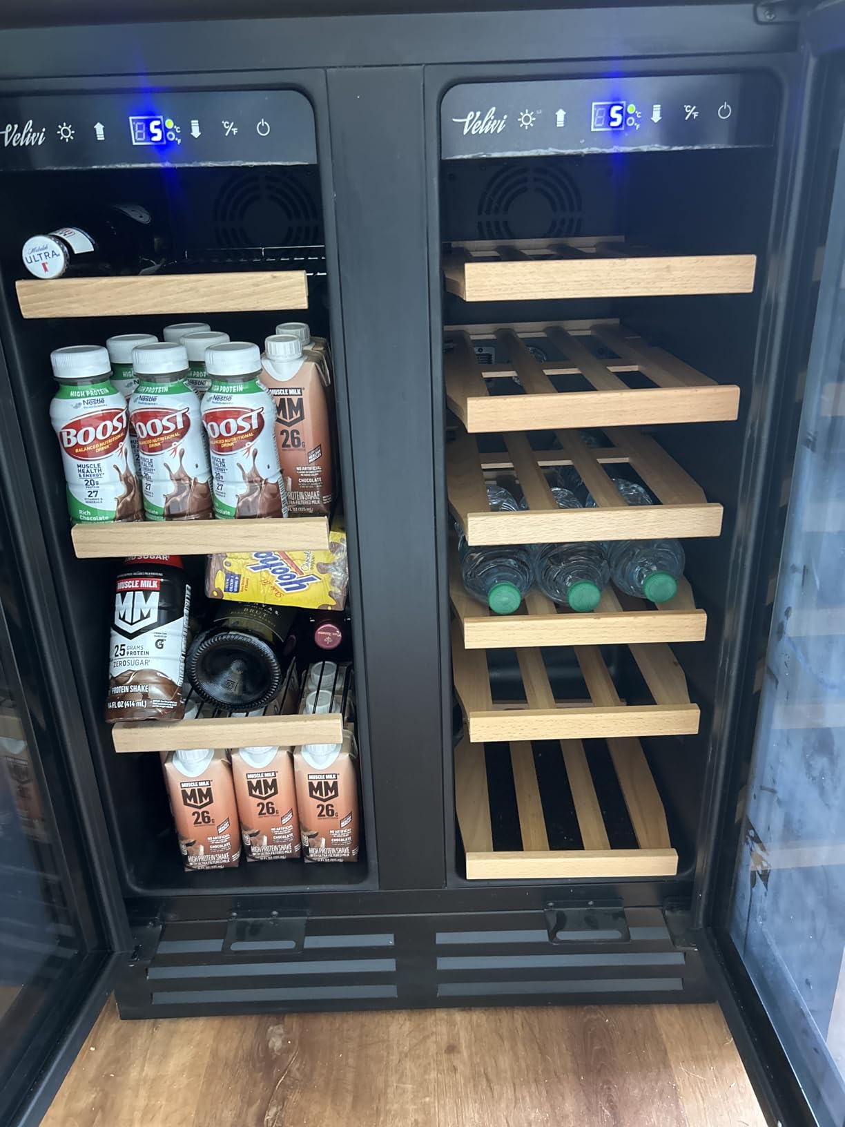 Velivi 24'' Drawer Fridge Under Counter Beverage Refrigerator with Wheels customer photo 1