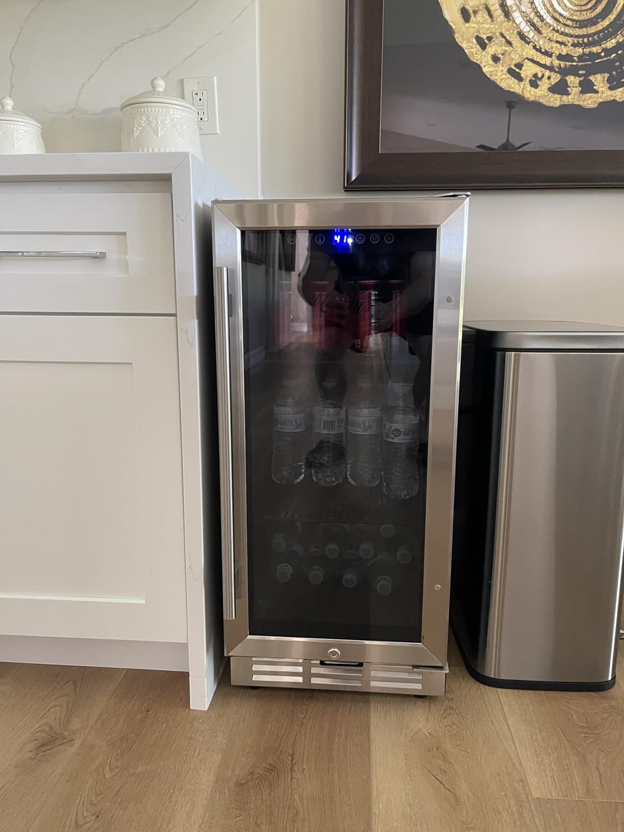 Feelfunn 15 Inch Beverage Refrigerator,126 Cans Outdoor Refrigerator customer photo 2