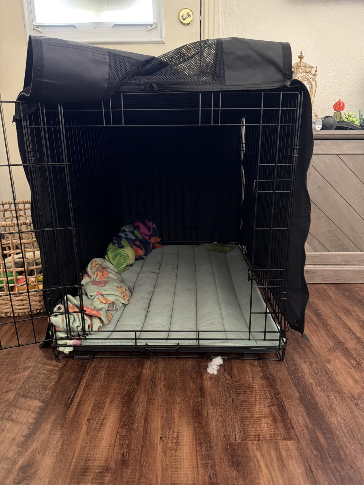 BALANCE Dog Crate Pad, Dog Foam Crate Mat Kennel Pad, Washable Water-Resistant Pet Bed Flat Dogs Cage Mat for Small Dogs customer photo 2