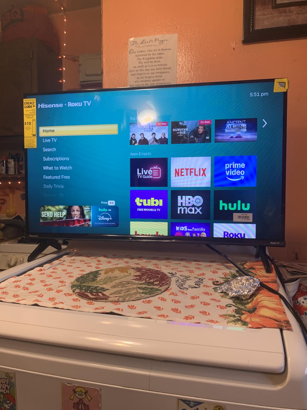 Hisense 43-Inch Class A4 Series FHD 1080p Smart Roku TV with Alexa Compatibility (43A4NR) - Dolby Audio, Slim Bezel Design, Google Assistant customer photo 1
