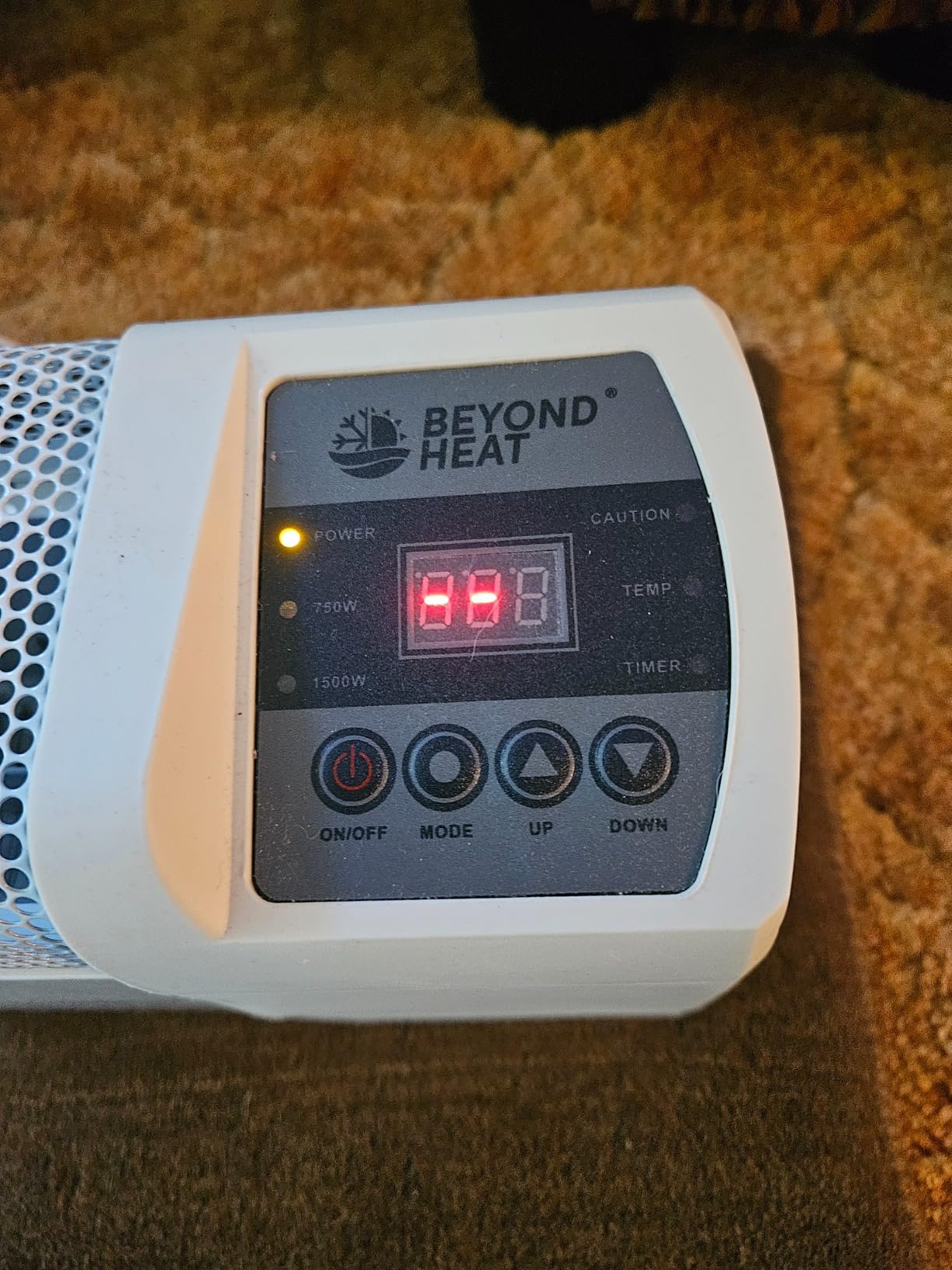 BEYOND HEAT Electric Baseboard Space Heater 1500W with Digital Thermostat customer photo 2