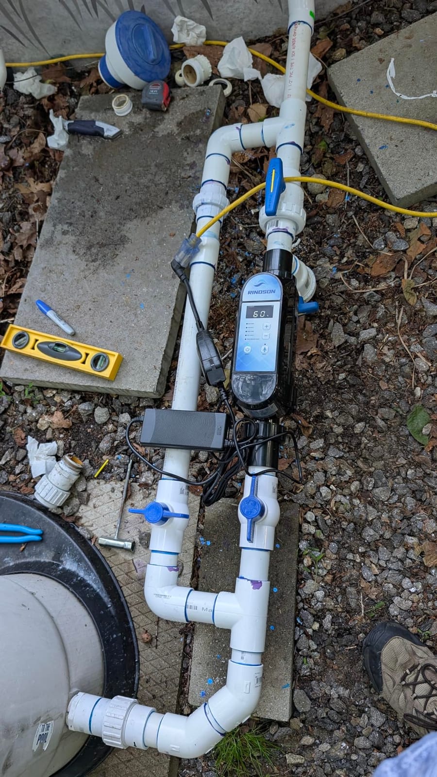 Saltwater Pool Chlorinator System with Two Year Limited Warranty, App Remote Control & Titanium Plate Self-Cleaning Smart Salt Chlorine Generator for Pools up to 22,000 Gallons customer photo 2