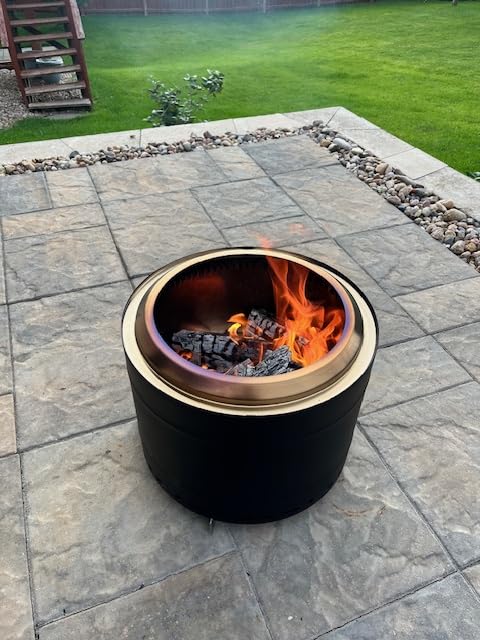Panovue 19.5 inch Smokeless Fire Pit with Carry Bag & Fire Poker customer photo 1
