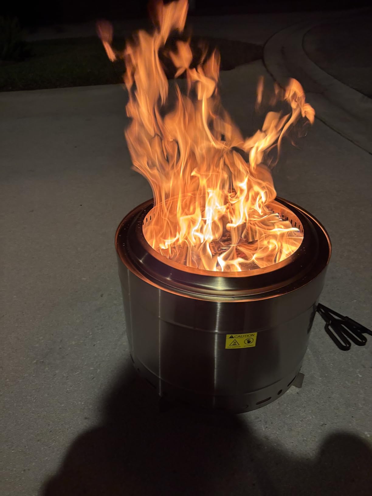 Panovue 19.5 inch Smokeless Fire Pit with Carry Bag & Fire Poker customer photo 2