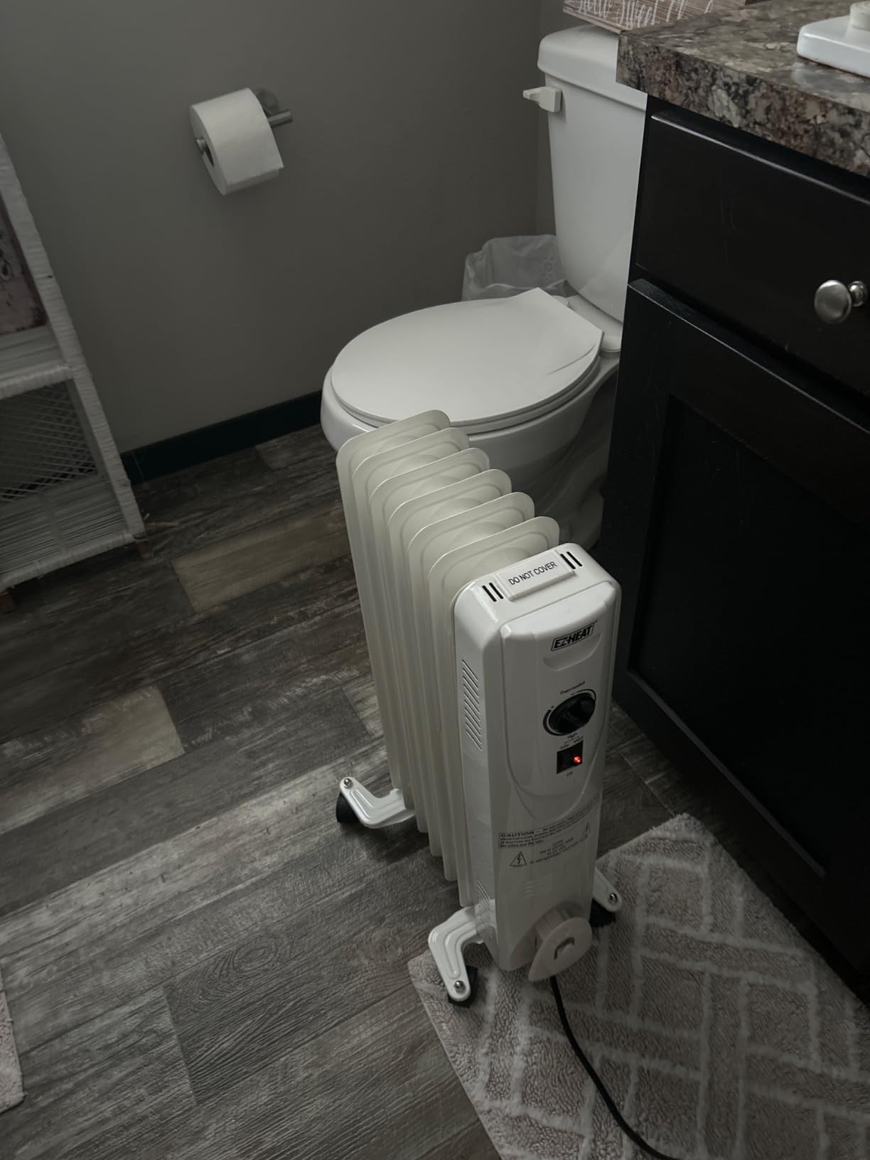 EZ-HEAT Oil-Filled Radiant Radiator Space Heater, Never Refill, Adjustable Thermostat, Tip-Over Switch & Overheat Protection System, MTDR-06WC customer photo 2