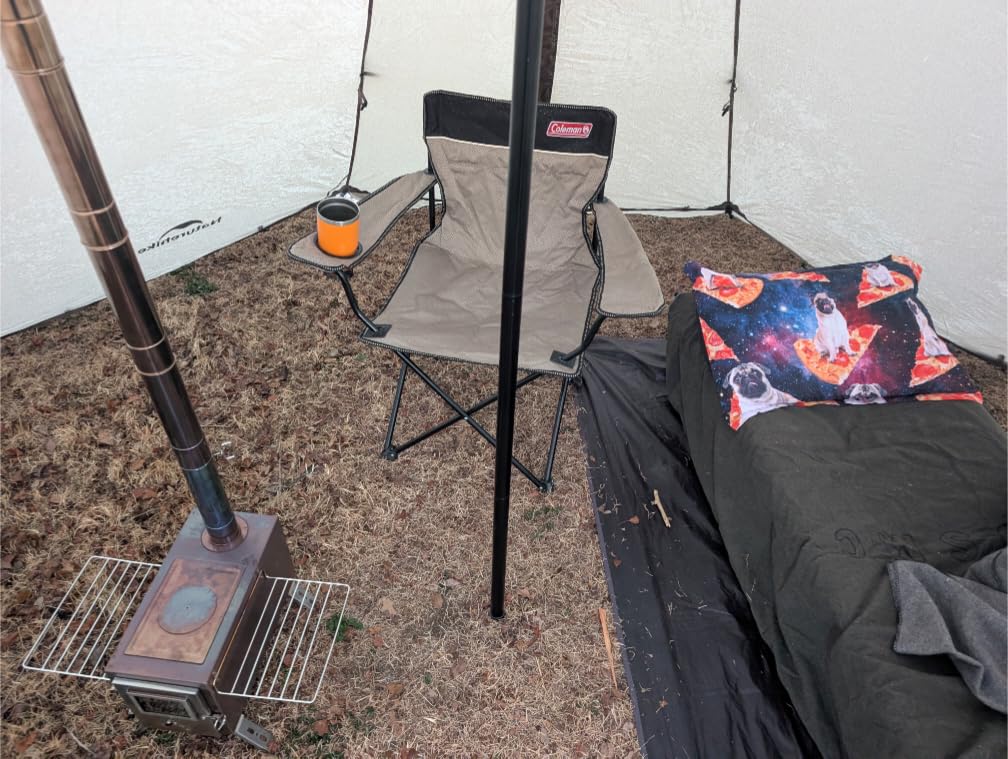 Naturehike Ranch Fire Teepee Tent, Cold Weather Winter Hot Tent with Stove Jack, 4-6 Person Waterproof Windproof 4 Season Tents for Camping customer photo 2
