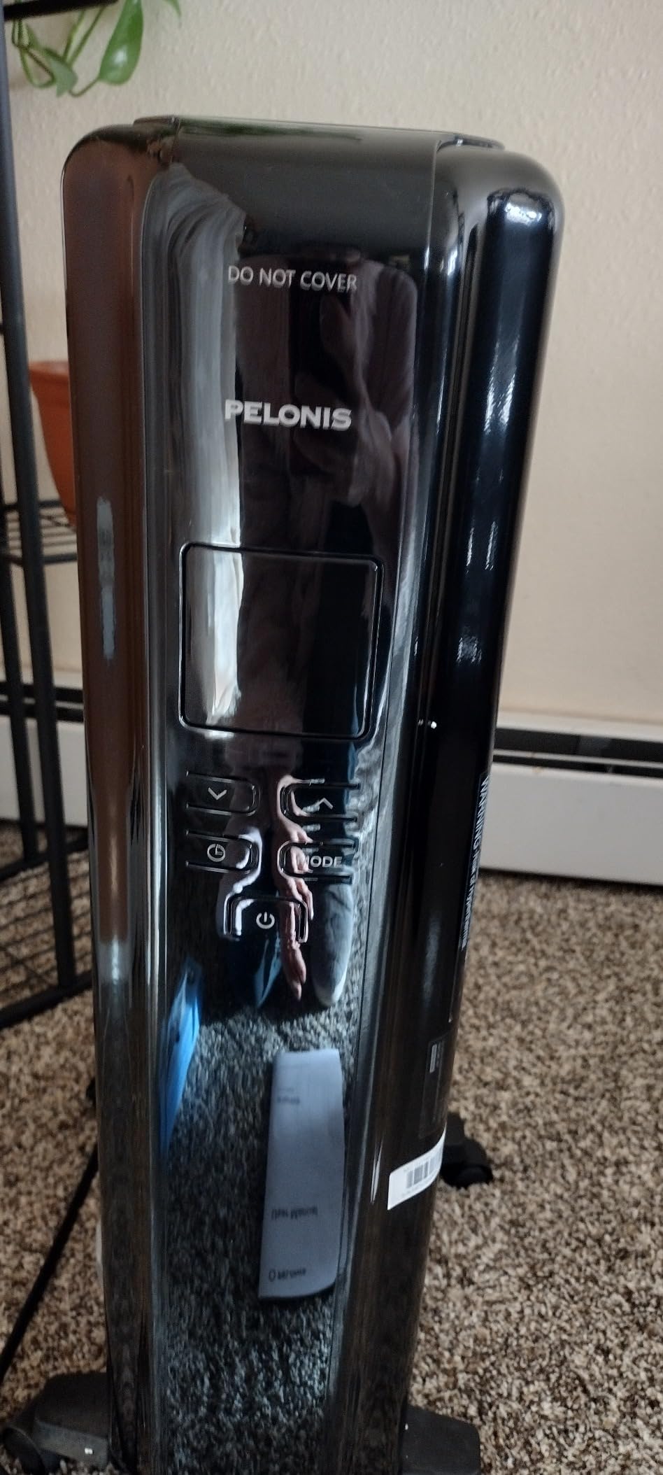 PELONIS Oil Filled Radiator Heater for Indoor Use Large Room with Remote, Electric Space Heater with Thermostat, Energy Efficient with ECO Mode, 24H Timer, Quiet, Overheat & Tip-Over Protection, 1500W customer photo 1