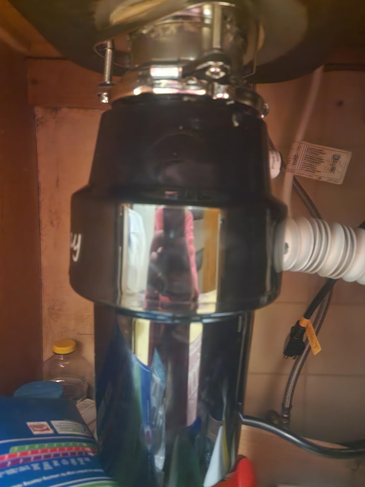 DC 3/4 HP Garbage Disposal Quiet 60dB with Power Cord, Continuous Feed customer photo 2