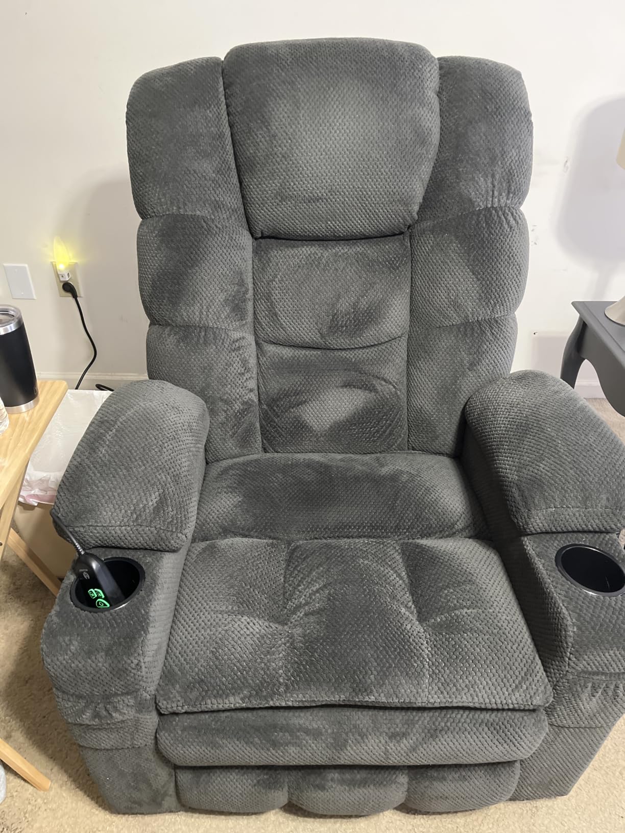 MCombo 3 Motor Lay Flat Power Lift Recliner for Elderly R7635 (Large-Wide) customer photo 2