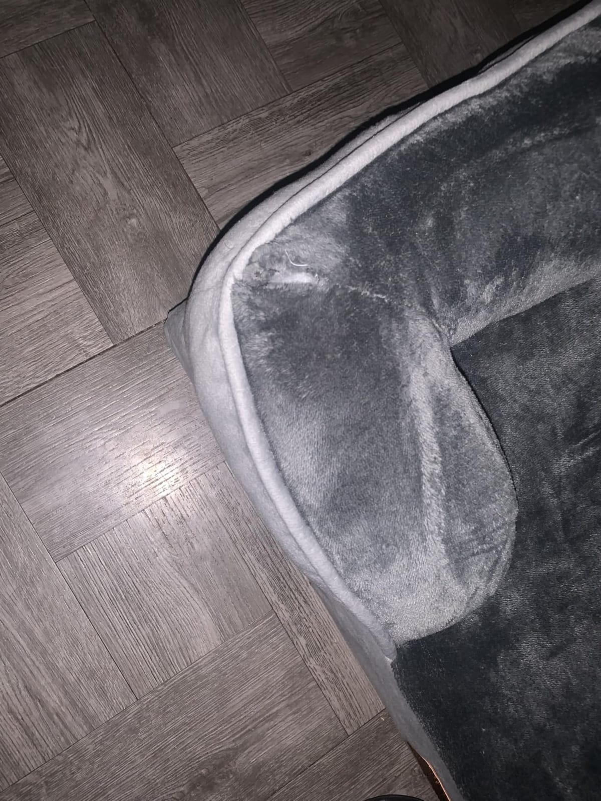 Spotted Play Orthopedic Dog Bed with Sides - Dog Sofa Beds for Small Dogs, Supportive Foam Pet Couch Bed with Washable Removable Cover, Waterproof Lining and Non-Slip Bottom, Grey - S customer photo 2