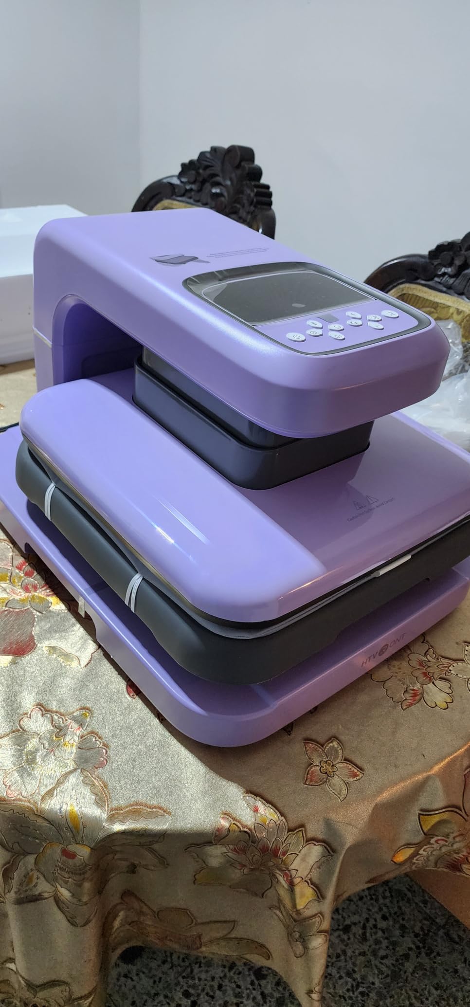 HTVRONT Auto Heat Press 2 - Adjustable Pressure Heat Press Machine 15X15 customer photo 1