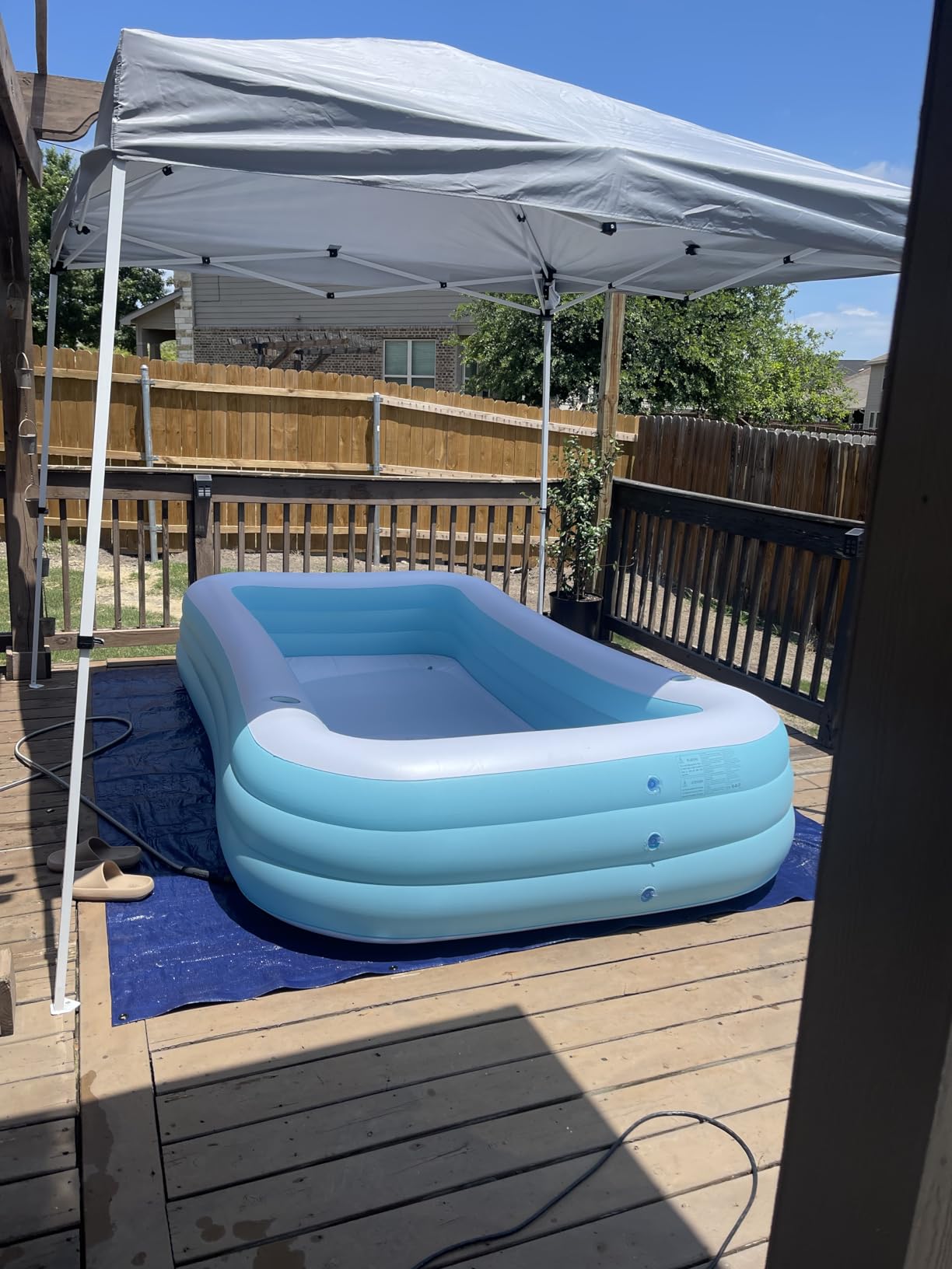 SLOOSH Inflatable Pool for Adults with Seats, 120