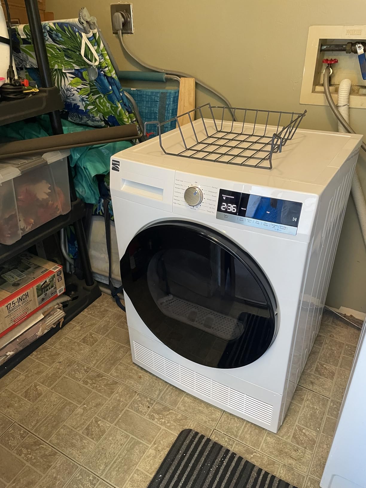 Kenmore 4.0 cu. ft. Ventless Condensing Electric Dryer - White customer photo 1