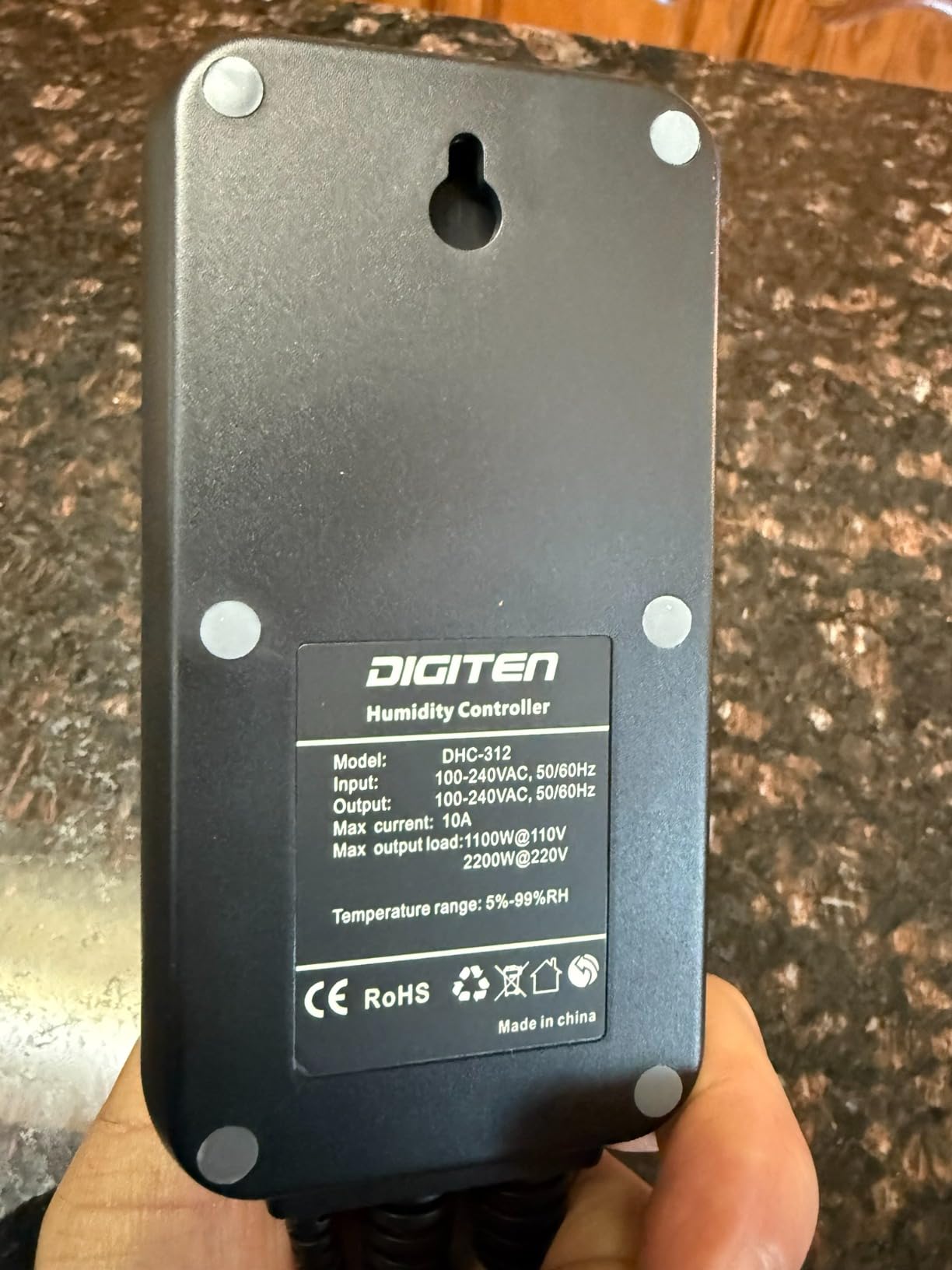 DIGITEN Humidity Controller with Temperature Display for Reptile, Mushroom customer photo 2