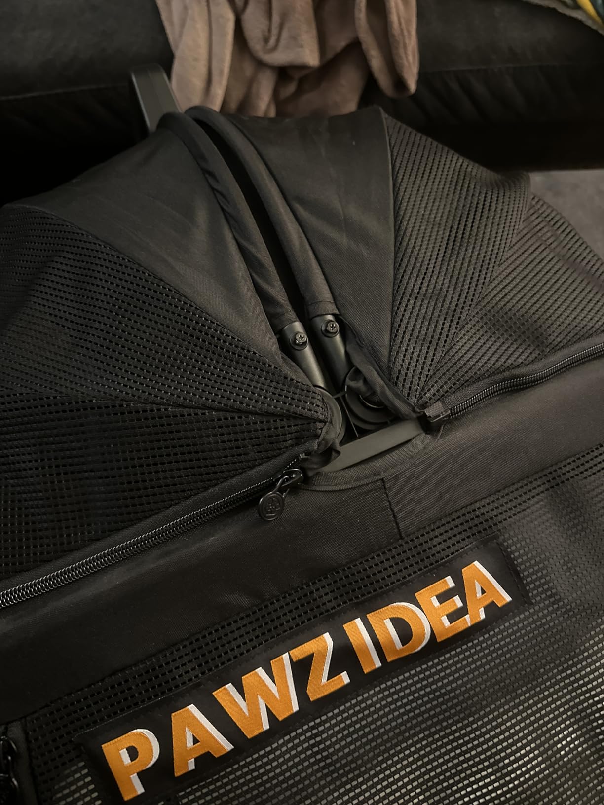 PAWZIDEA Portable Dog Crate for Car Travel, Medium & Large Dogs Up to 80lbs customer photo 1