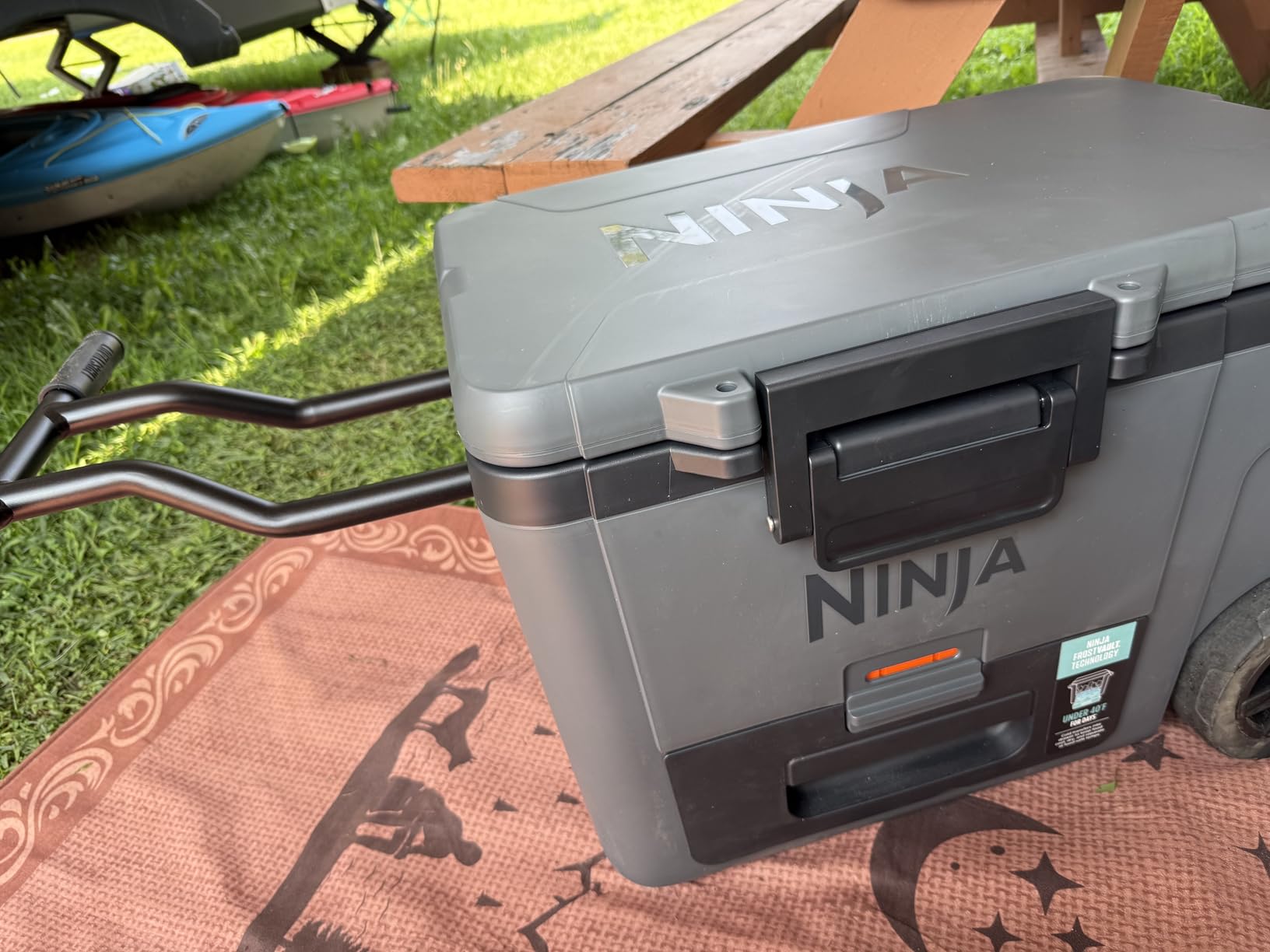 Ninja FrostVault™ 65qt Cooler with Wheels, Dry Storage, Lakeshore Blue customer photo 1