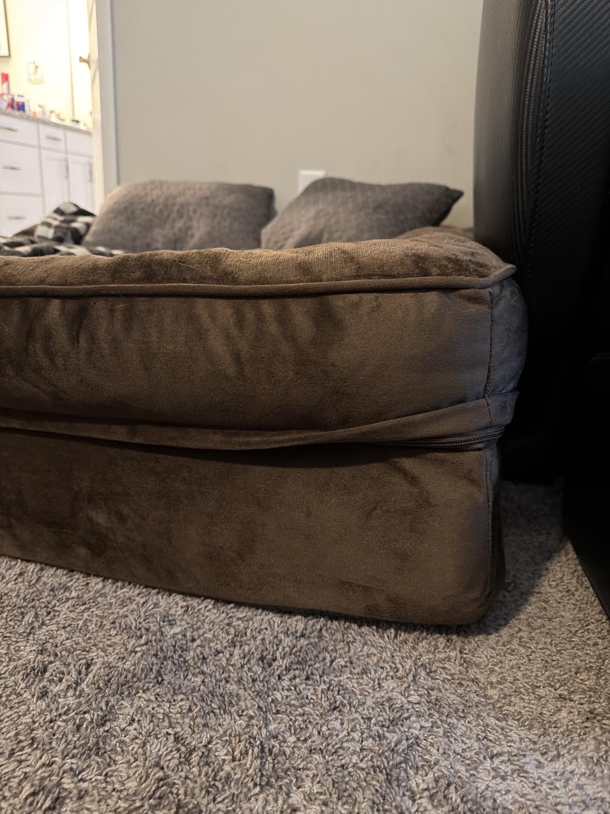 NOAH & PAW Dog Bed, Orthopedic Memory Cooling Foam (2X Base) 35x25x11in customer photo 1