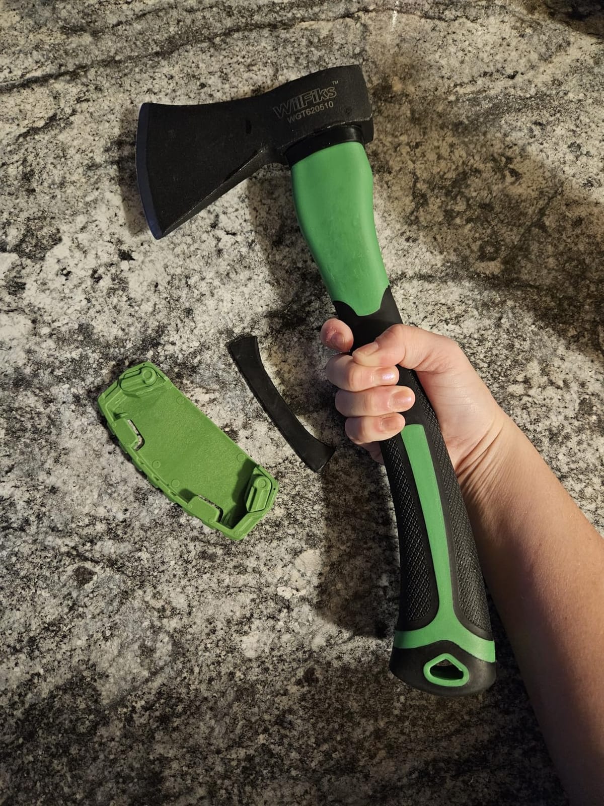 WilFiks Weed Puller Tool, Stand Up Heavy Duty Weed Remover Tool with Long Handle, Foot Platform Design - 4 Claw Steel Head Weeder Tool, Bamboo Garden Hand Weeding Tool customer photo 2