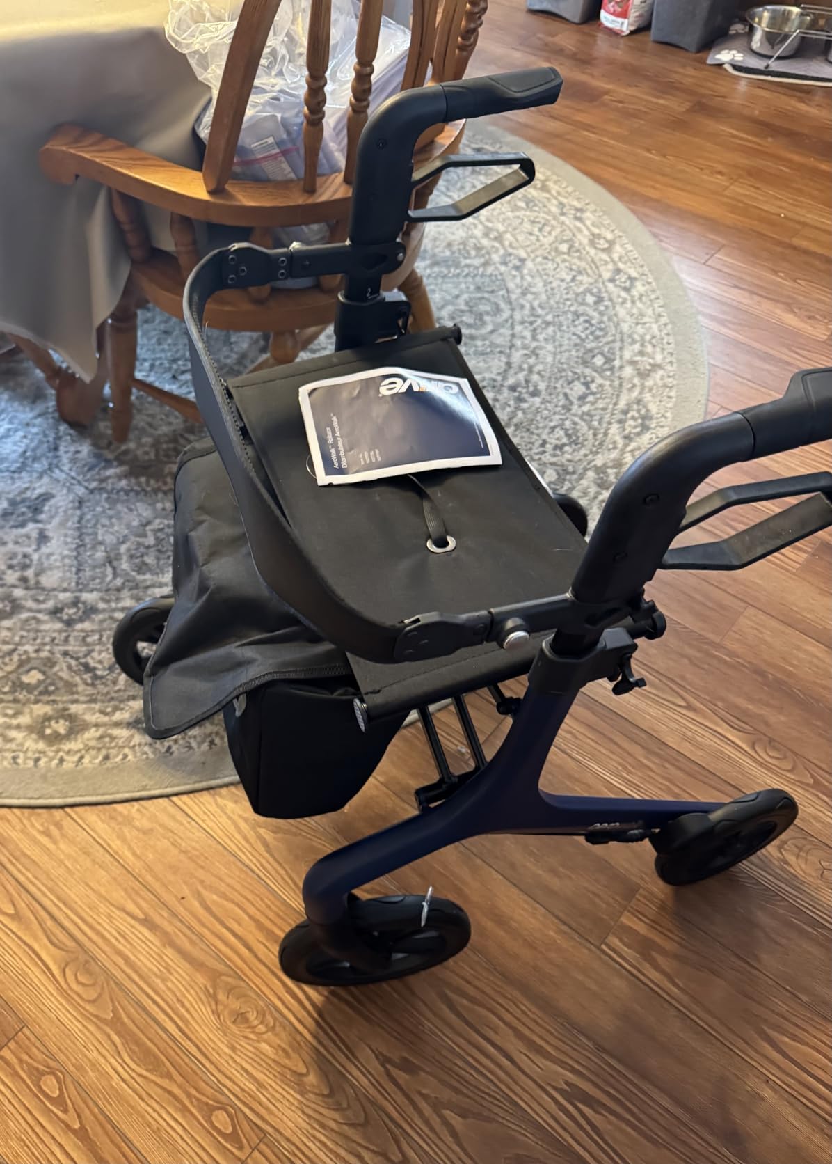 Drive Medical AeroWalk Ultra-Lite Rollator, 15.2 lb, 23