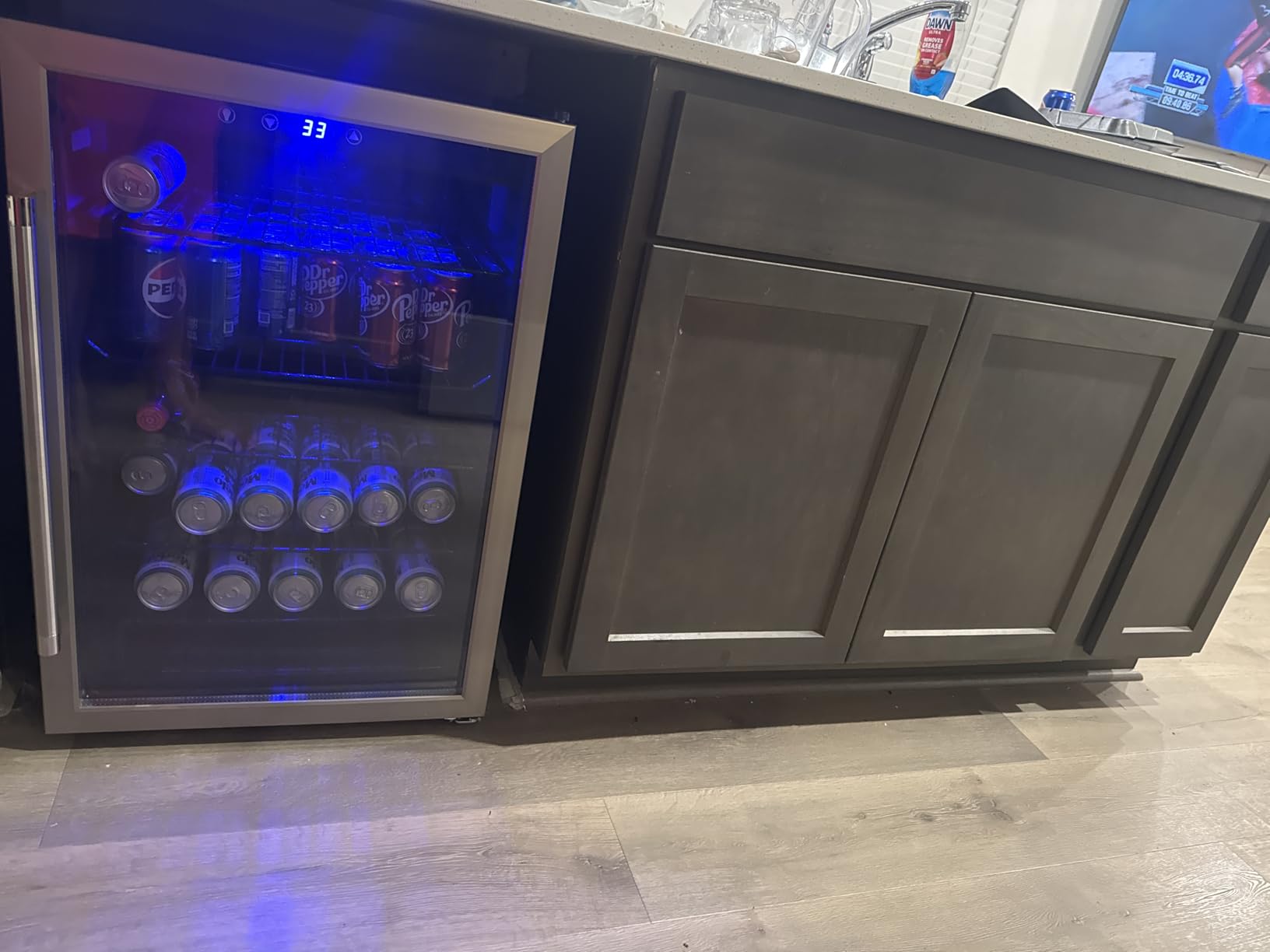 Electactic Wine Cooler Refrigerator with Glass Door, Mini Wine Fridge for Red, White and Champagne, Built-in Wine Cellar, 40-61F Digital Temperature Control, Indoor Use customer photo 2