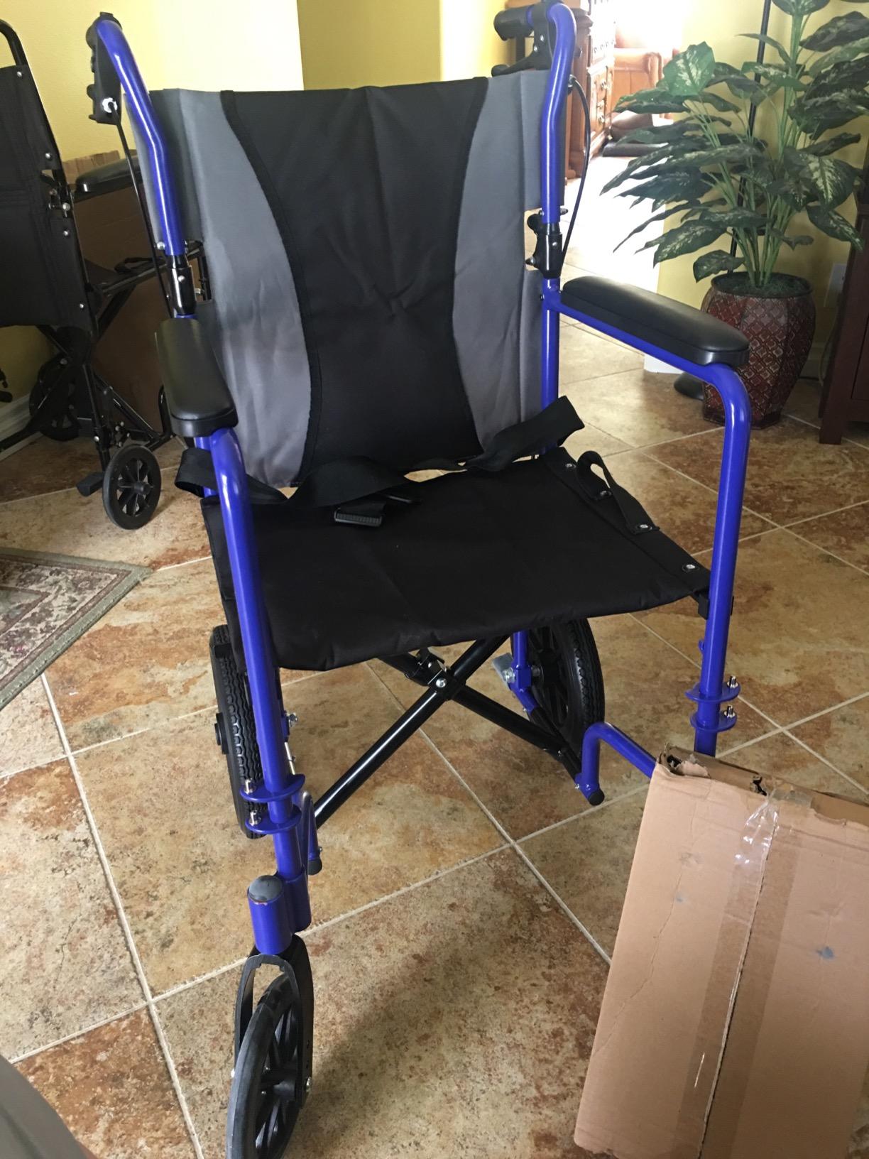 Vive Lightweight Electric Wheelchair for Adults - Foldable Power Wheel customer photo 1