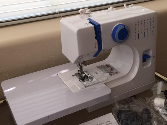 StitchMaster Pro Sewing Machine - Twin/Double Needle Compatible, 14 Stitches, Easy for Beginners & Home Users customer photo 2