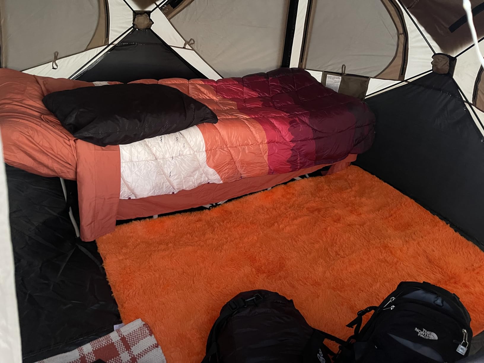 COLMERD 32In XXL Camping Cot, Cots for Sleeping with Comfortable Mattress customer photo 2