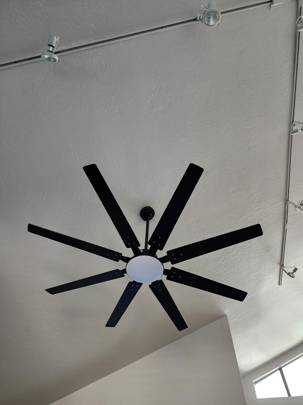 Amico 72 Inch Ceiling Fans with Lights and Remote, Black Large Ceiling Fan customer photo 2