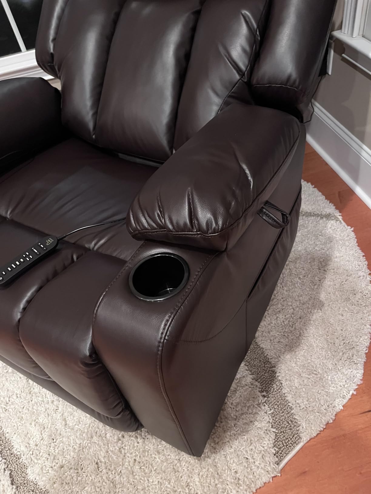 EONIX Large Power Lift Recliner Chair for Elderly, 400 lb Heavy Duty, 5'7'' customer photo 2
