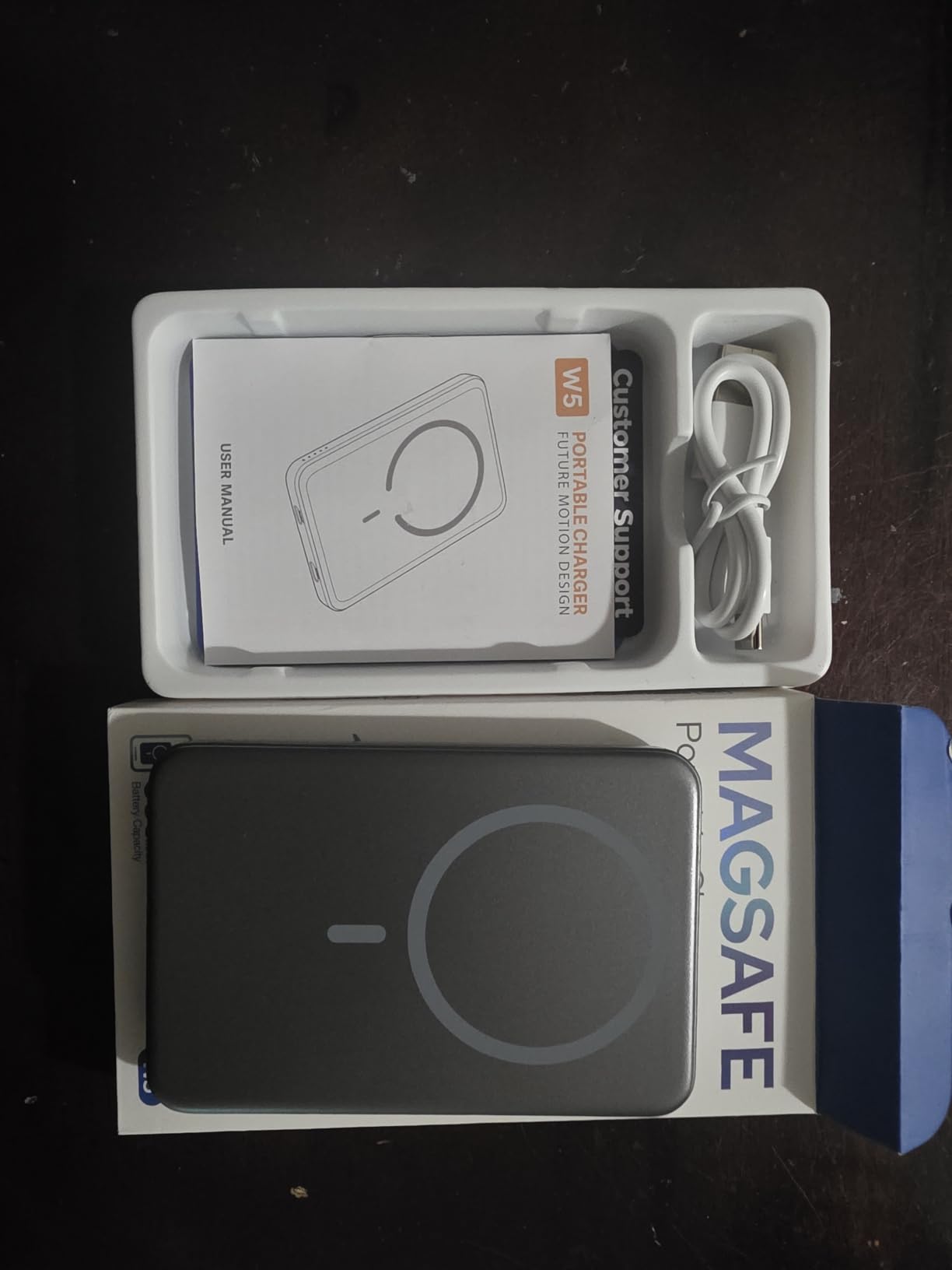for Magsafe Portable Charger, 5000mAh Slim Wireless Magnetic Power Bank customer photo 1