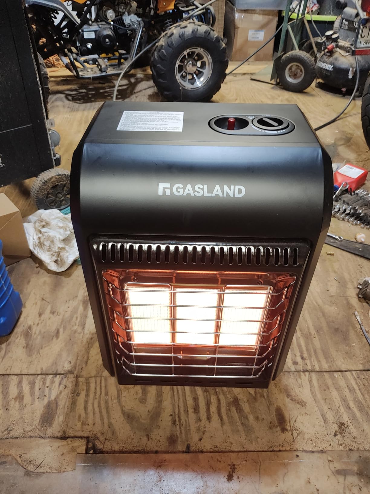 GASLAND Flame Jet 125,000 BTU Propane Force Air Heater, Portable Propane Heater for Garage, Workshop, Job Site, Outdoor Camping & Industrial Space - Fast Heating, Durable Steel Construction customer photo 2