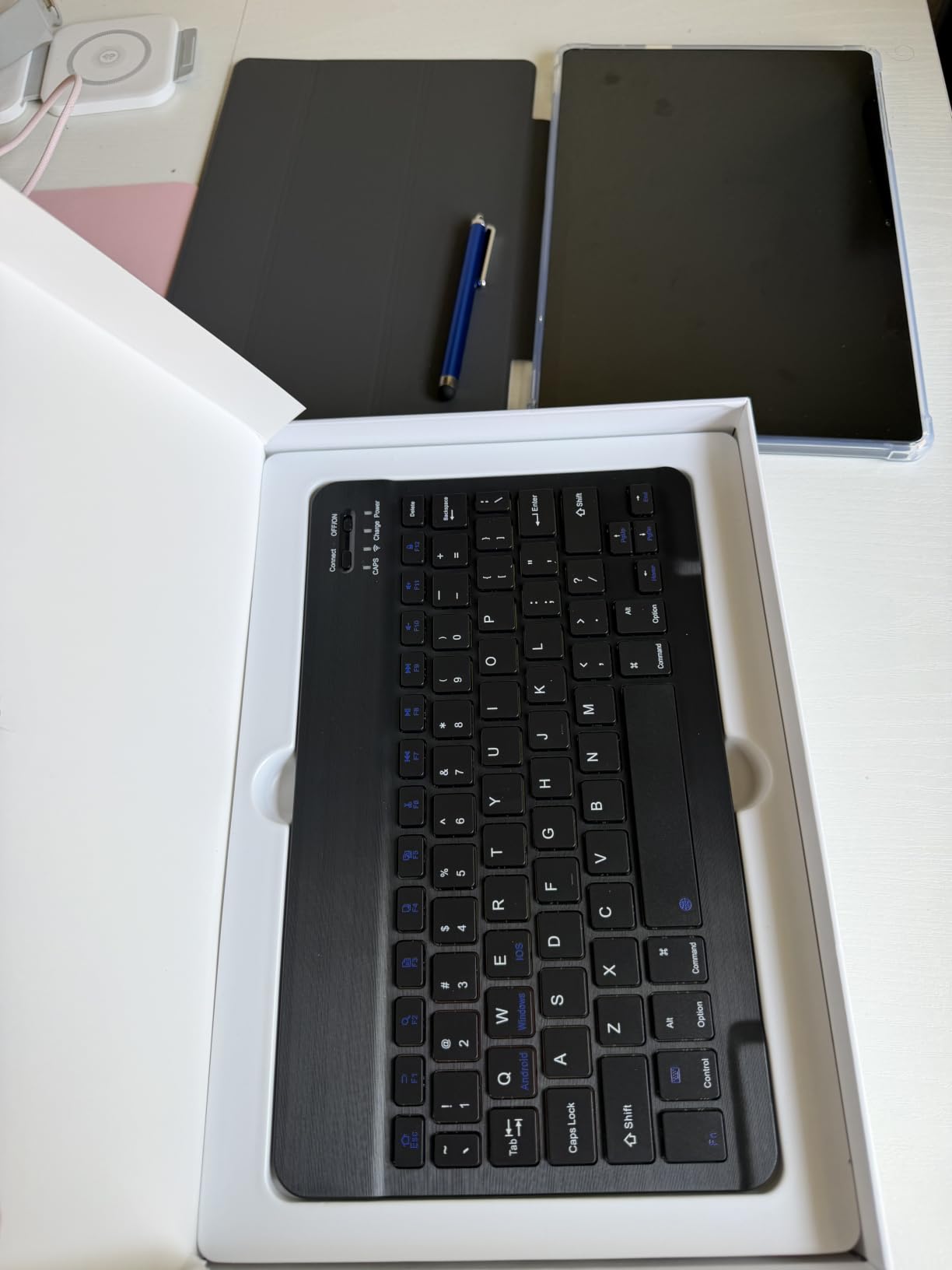 Tablet, 11 Inch Android 16 Tablets with Keyboard Gemini AI 3.5, 24GB+128GB customer photo 2