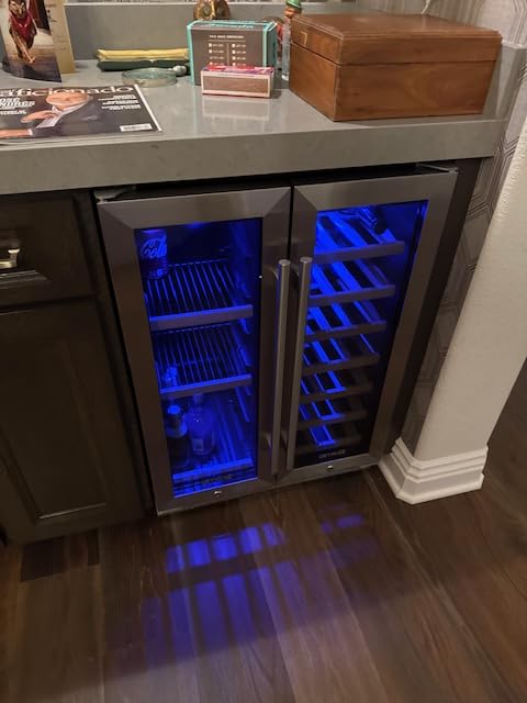 ORYMUSE 24 Inch Dual Zone Wine Cooler, 52 Bottle Built-In Wine Fridge customer photo 1