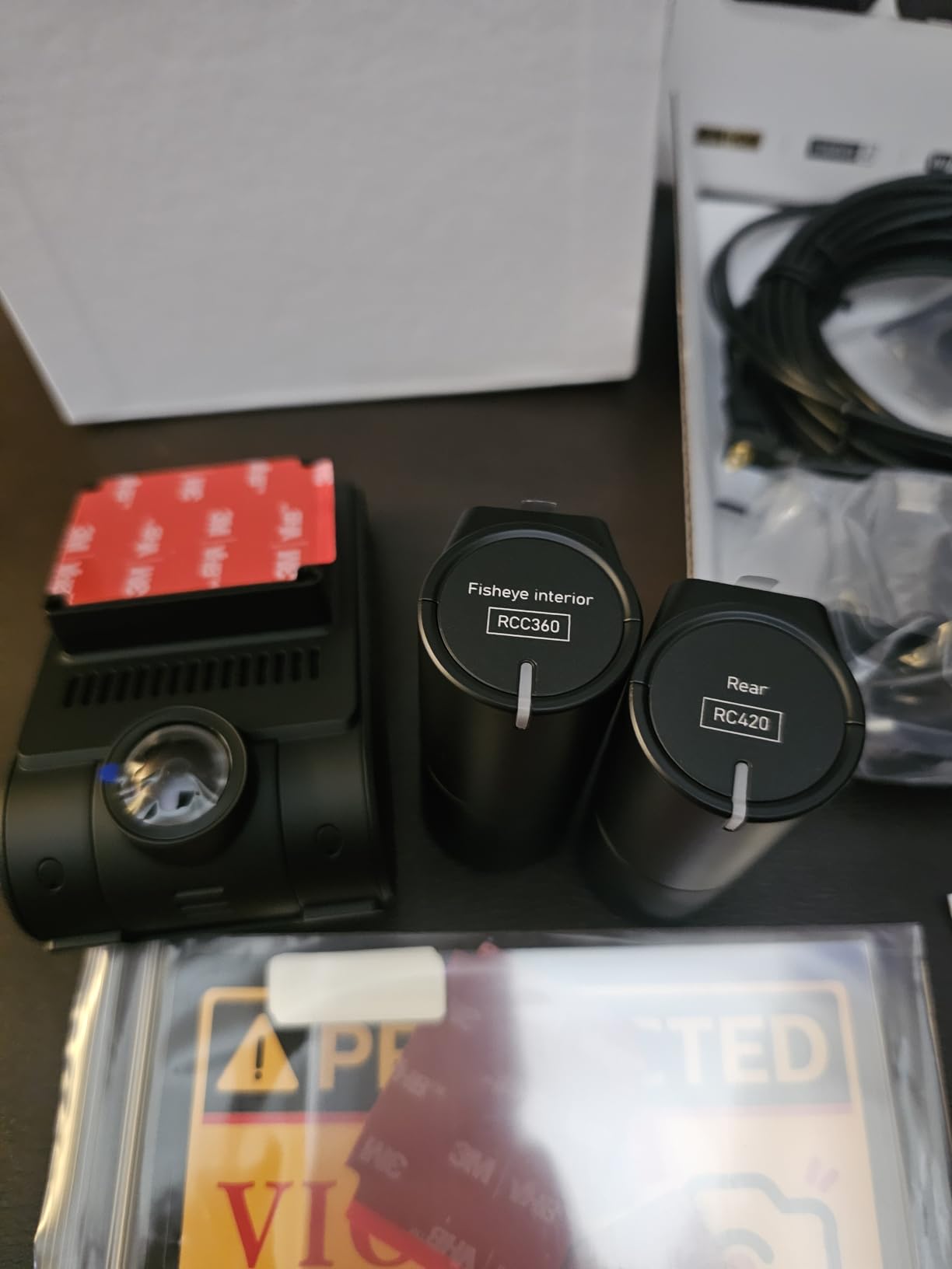 VIOFO A329S 4K+2K+2K Dash Cam Front Cabin and Rear, STARVIS 2 HDR, Wi-Fi 6 customer photo 2