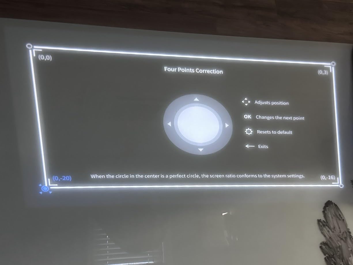 HAPPRUN 1500 ANSI 4K Decoding Outdoor Projector with Built-in Streaming App customer photo 1