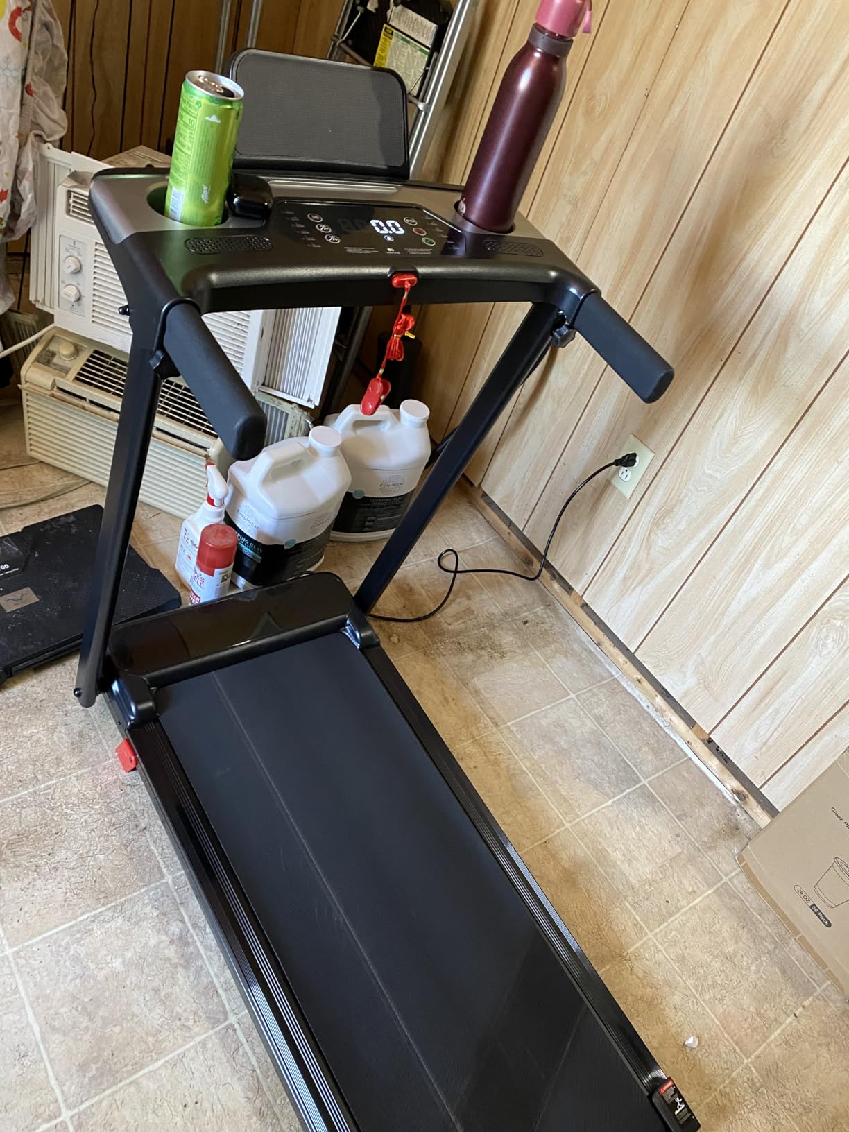Foldable Treadmills for Home, 3-in-1 Walking Treadmill with Incline Handle Bar, 300LBS Capacity, 3.0HP Quiet Brushless, Small Treadmills for Small Spaces FutureGlide customer photo 2