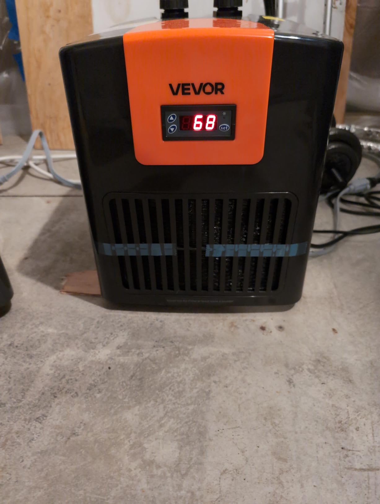 VEVOR Aquarium Chiller 52Gal 1/10HP Quiet Cooler with Titanium Evaporator customer photo 2