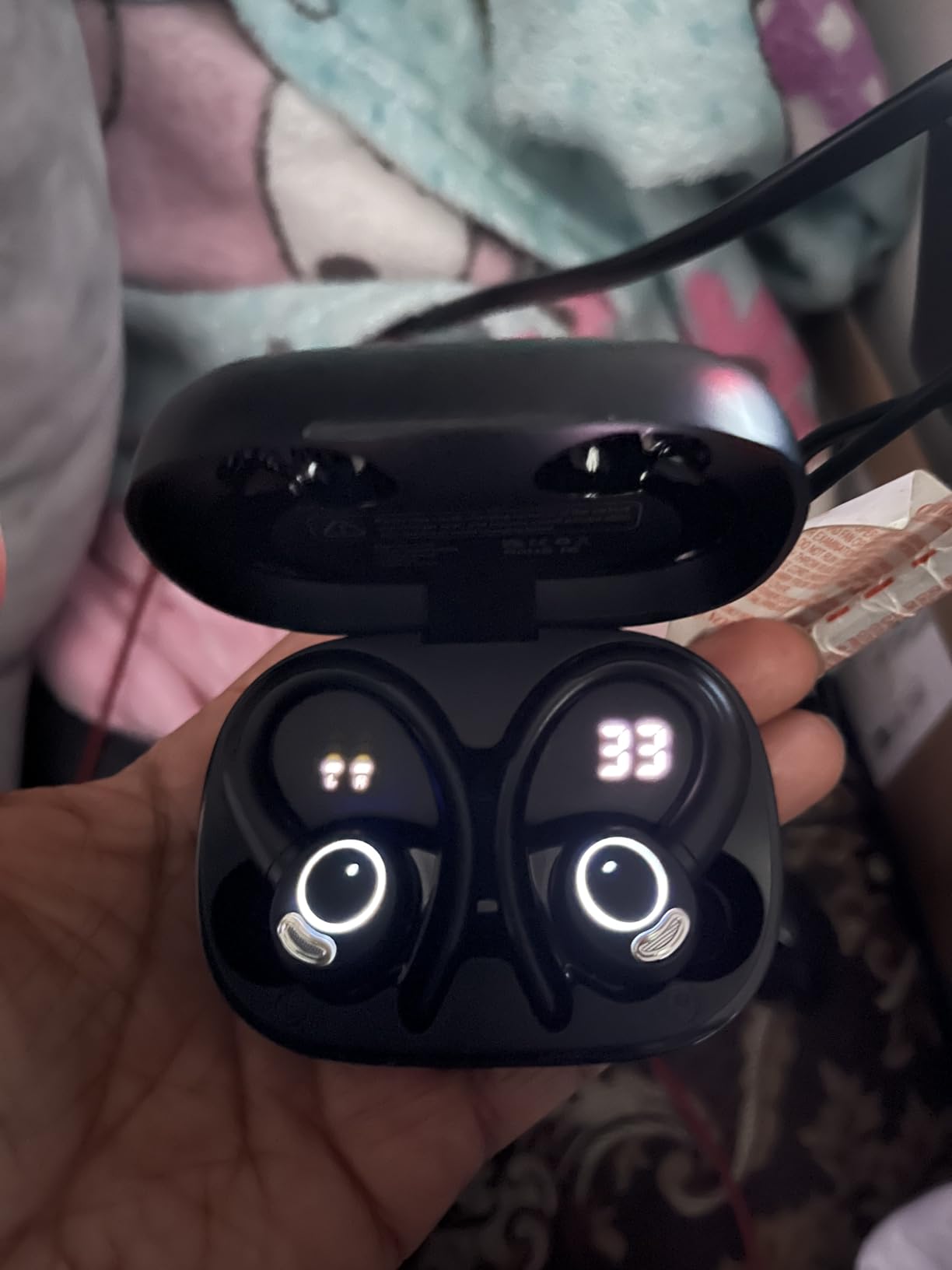 Wireless Earbuds, Bluetooth 5.4 Headphones Sport Over Ear Buds With ENC Mic customer photo 1