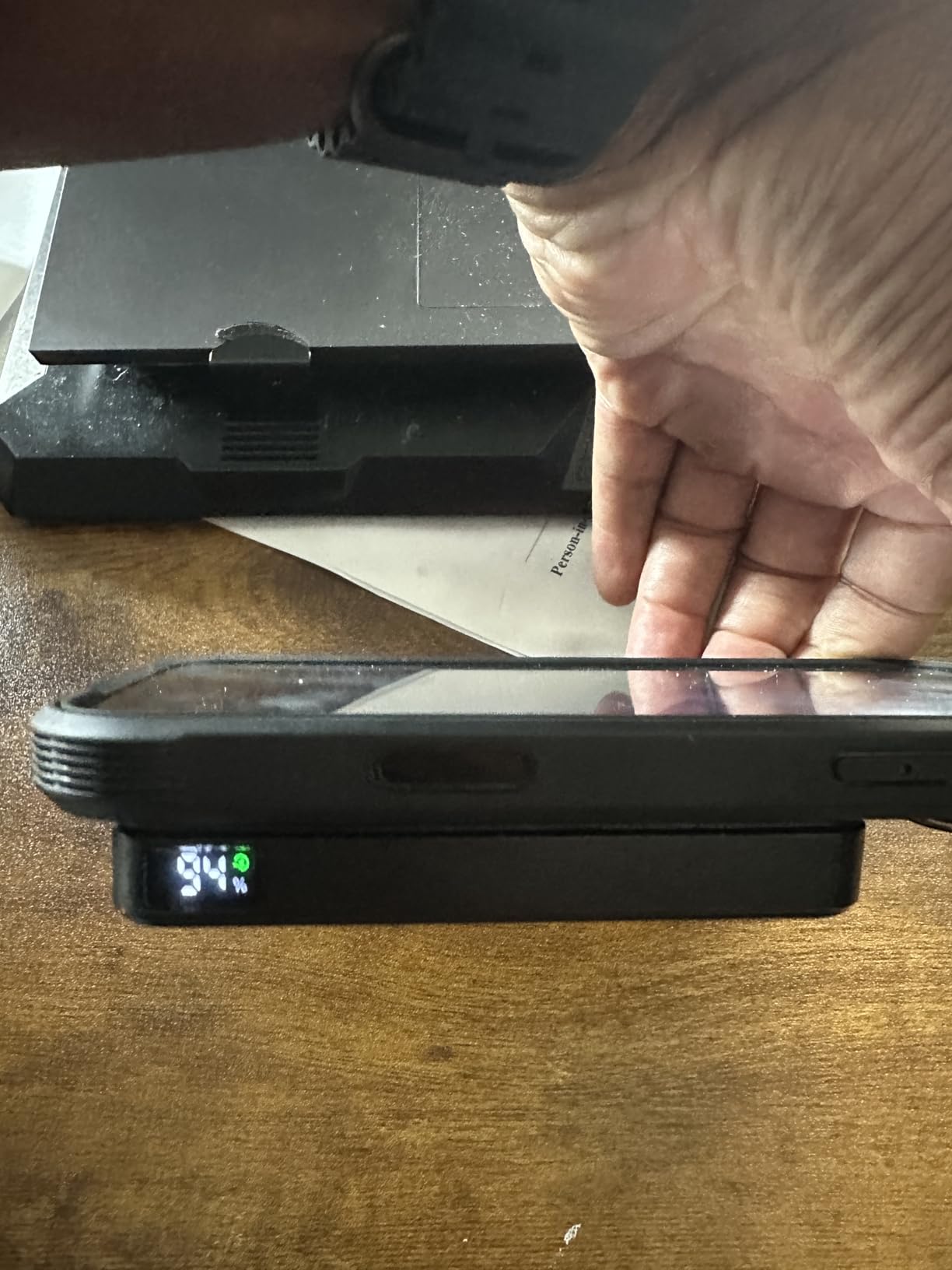 10000mAh Portable Charger, Magnetic Power Bank for Magsafe Charger, Slim customer photo 1
