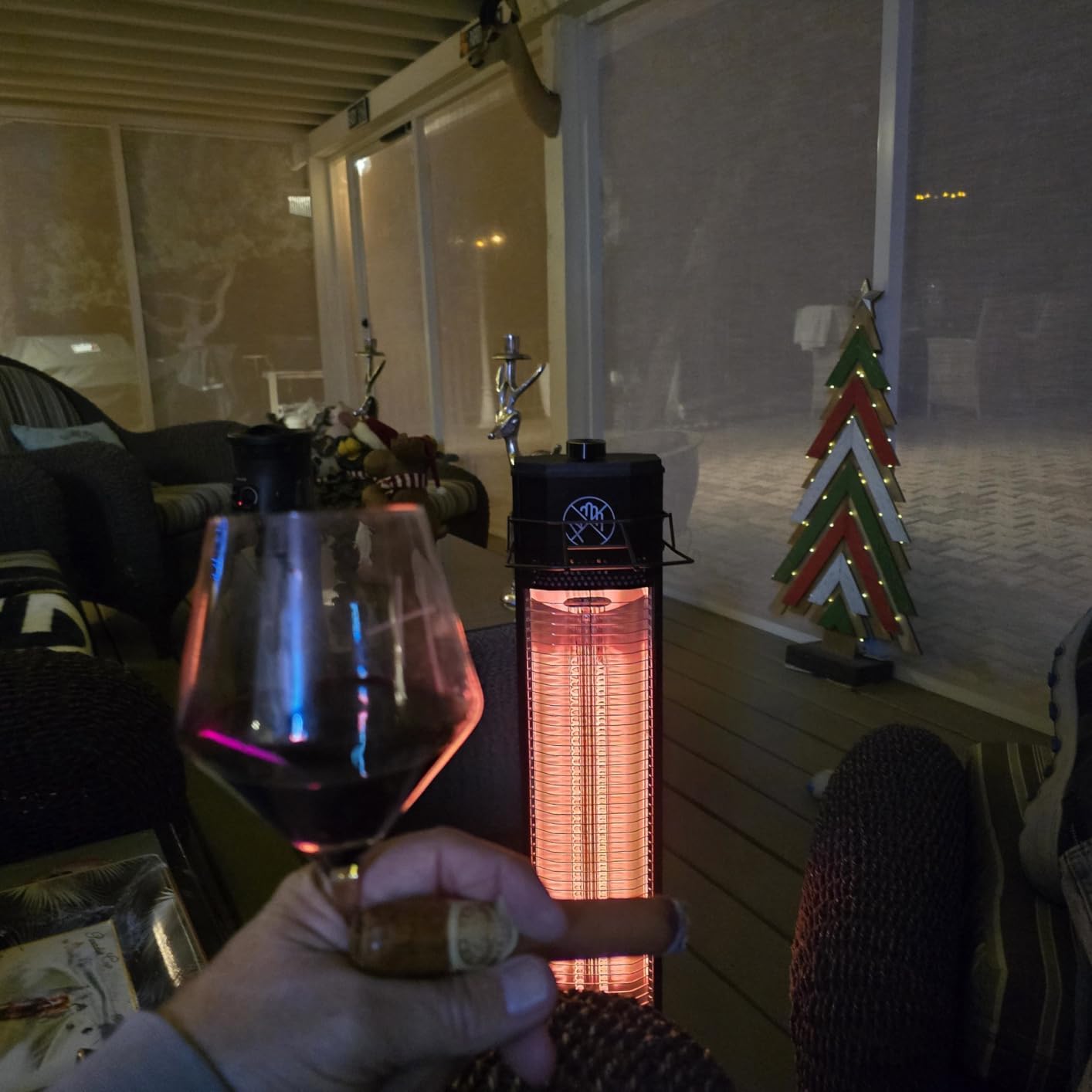 Wall-Mounted Electric Patio Heater, 34