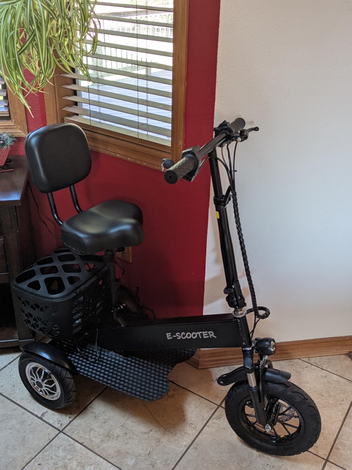 3 Wheel Electric Scooter for Adults, 3 Wheel Mobility Scooter for Adults, 330 lbs Load, Long Range, with Charger & Basket, Fits in Car Trunks for Daily Rides customer photo 1
