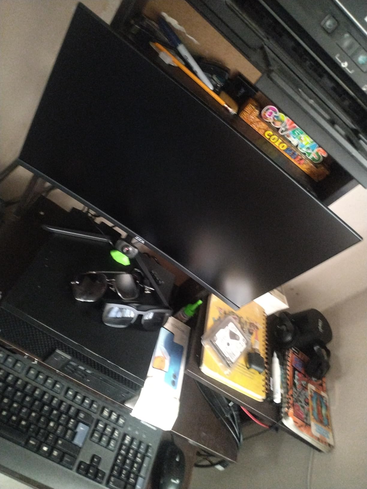 ZZA 32 Curved Gaming Monitor, 4K UHD (3840 x 2160) VA Display, 1500R Immersion, 144Hz/160Hz Refresh Rate, Advanced Computer Screen, Supports AMD FreeSync Premium, 120% sRGB Color Gamut,HDMI 2.1/DP1.4 customer photo 2